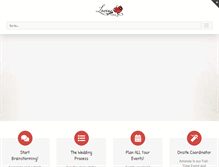 Tablet Screenshot of loverskeybeachweddings.com